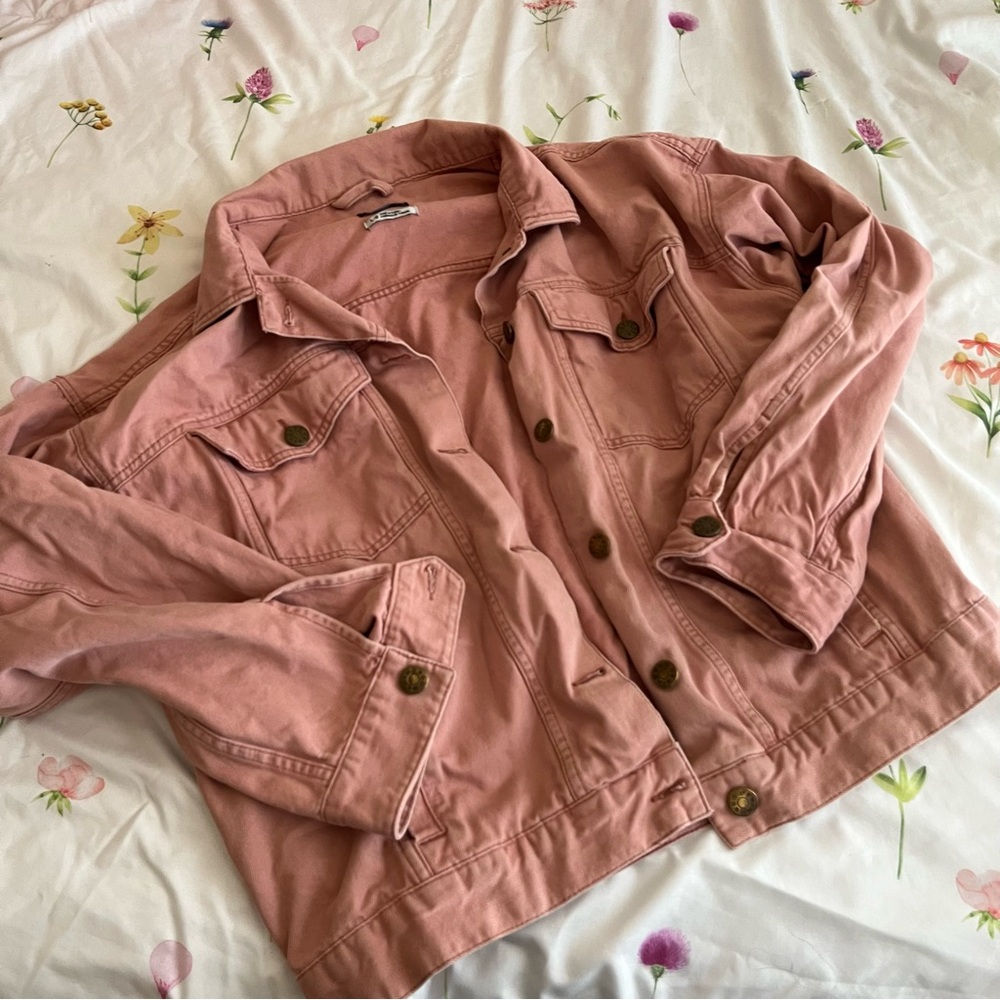 BDG Pink Denim Jacket